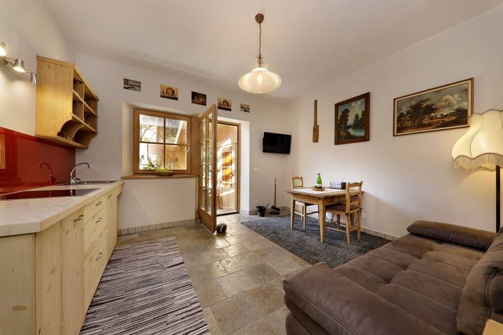 Ferienwohnung für 2 Personen, mit Balkon und Garten sowie Sauna in Tisens - 3