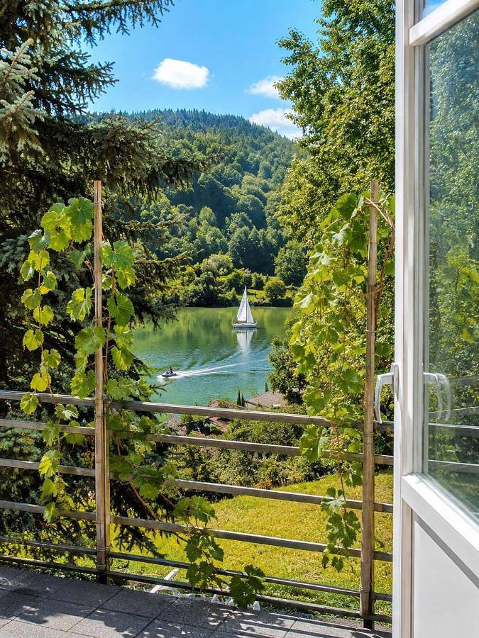 Ferienwohnung für 4 Personen, mit Terrasse und Garten sowie Ausblick in Hirschhorn (Neckar)