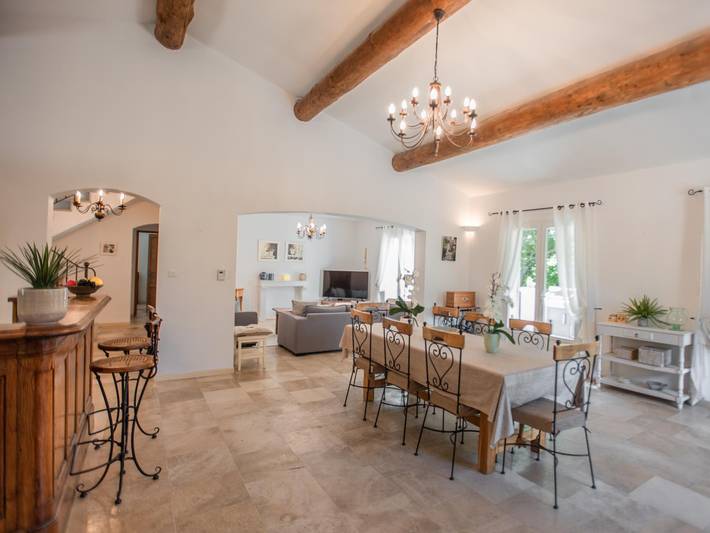 Location de vacances pour 8 personnes, avec jardin à Saumane-de-Vaucluse - 4