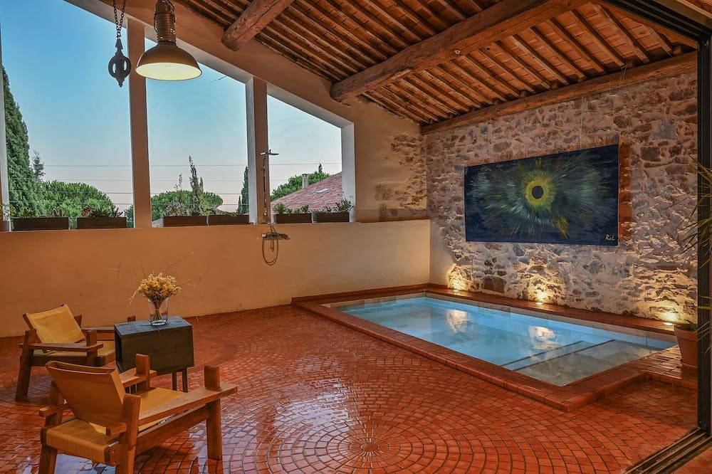 Ganze Wohnung, Fully furnished 4 bedroom/4 bath weekly vacation rental with pool and terraces. in Saint-Nazaire-d'Aude, Mittelmeerküste (Frankreich)