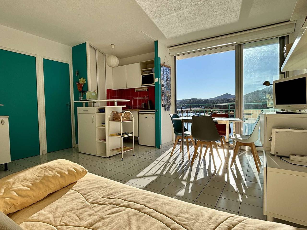 Appartement entier, Appart 2 pièces, climatisé, 150m de la mer, garage - Argelès-sur-Mer in Côte Vermeille, Argelès-sur-Mer