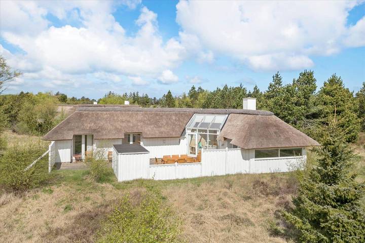Ferienhaus für 8 Personen, mit Sauna und Terrasse sowie Pool, mit Haustier in Kollerup Strand