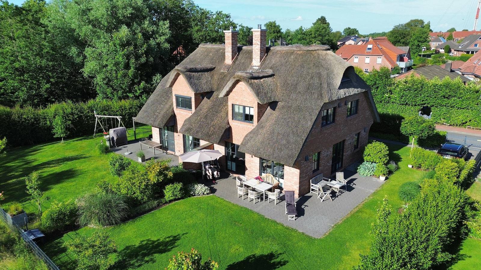 Reetdachhaus Nordstern in Garding, Eiderstedt