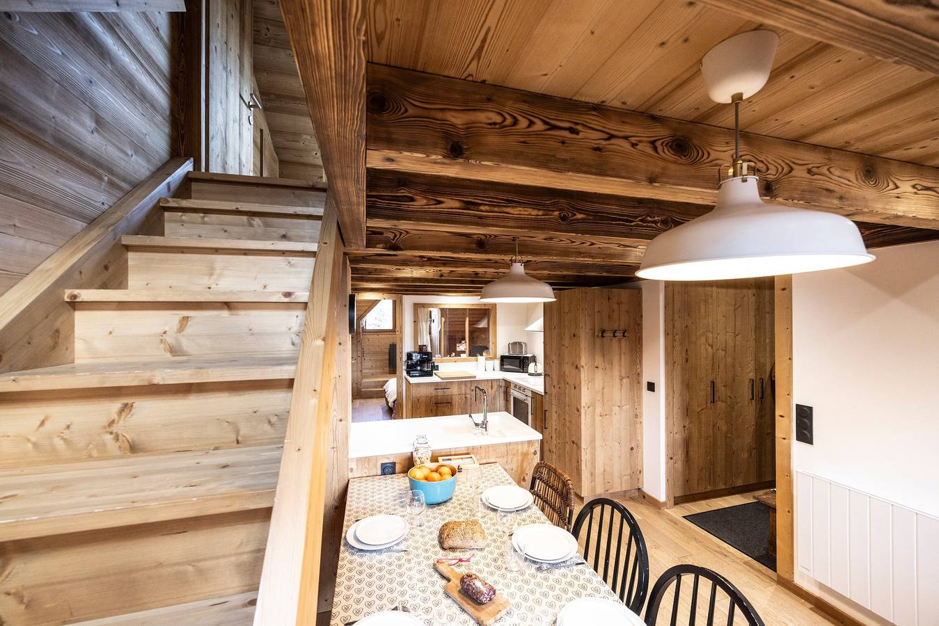 Appartement entier, Maison de vacances « L'alpin » avec vue sur la montagne in La Féclaz, Les Déserts