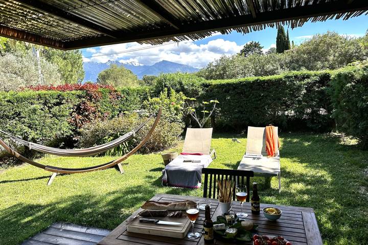 Studio pour 2 personnes, avec piscine et jardin, animaux acceptés
