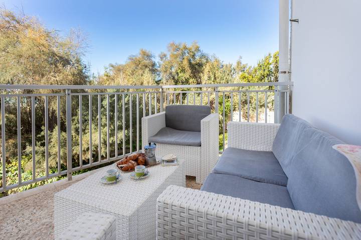 Appartamento per 6 persone, con balcone e giardino nonché panorama a Scala di Furno