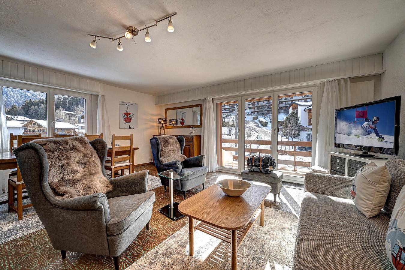 Ganze Wohnung, Ferienwohnung Appartement Tzoum'Azur 6 in La Tzoumaz, Riddes