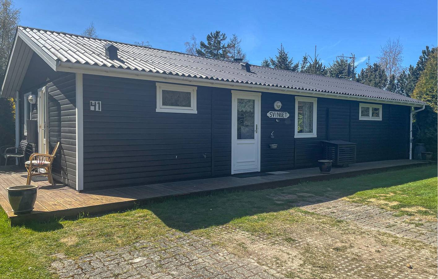 Ferienhaus für 6 Personen mit Terrasse in Faxe und Umgebung