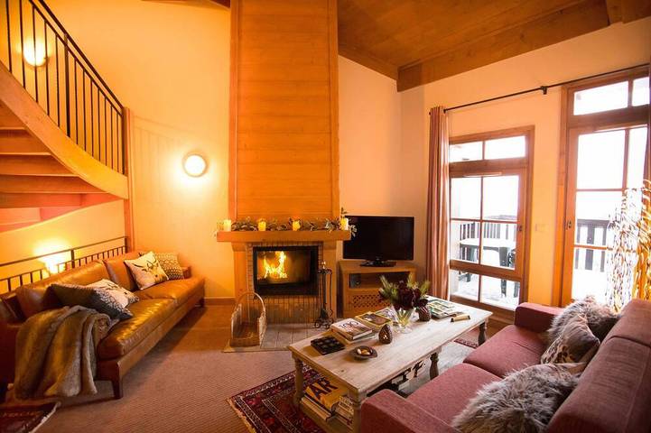Appartement de vacances pour 10 personnes, avec jacuzzi et piscine ainsi que balcon et sauna dans Les Arcs