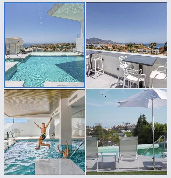 Apartamento para 3 personas, con Balcón y Jacuzzi además de Terraza y Jardín en Myramar