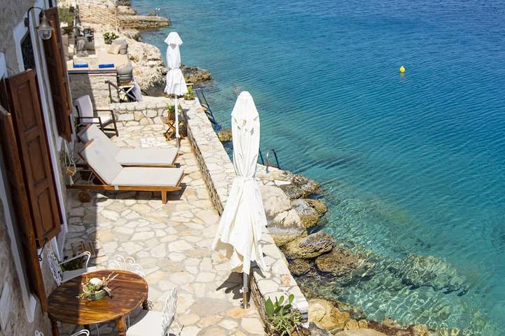 Ferienhaus für 6 Personen, mit Terrasse, mit Haustier auf Chalki