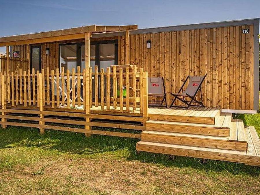 Camping La Riviera - Mobilhome 6 personas - 3 dormitorios 2 baños in Saint-Michel-Chef-Chef, Côte de Jade
