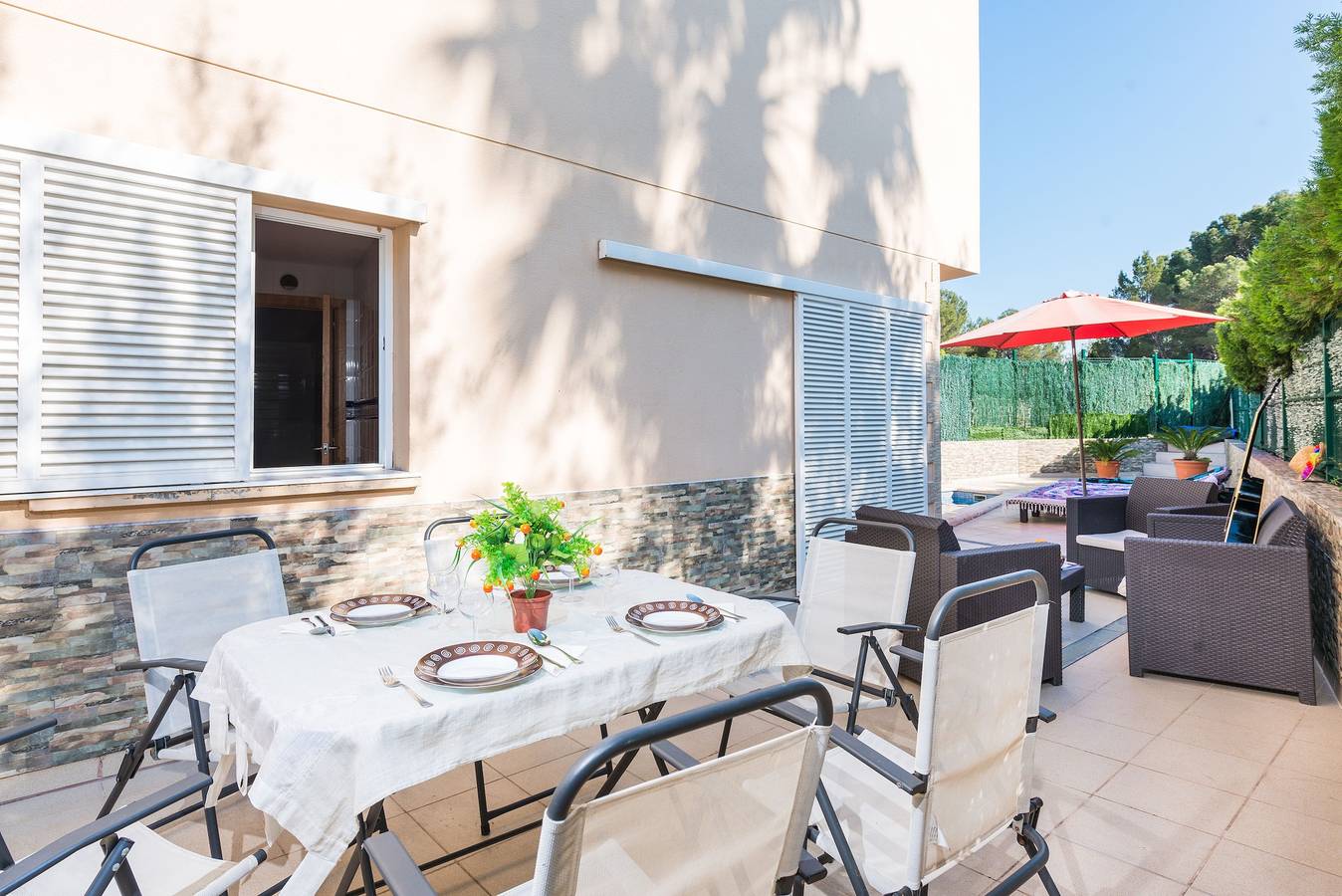Ferienhaus 'Rotonda De Aucanada' mit privatem Pool, Wi-Fi und Klimaanlage in Port d'Alcúdia, Alcúdia