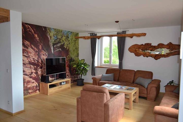 Ganze Wohnung, Ferienwohnung mitten im Biosphärenreservat Pfälzerwald/Nordvogesen in Fischbach bei Dahn, Landkreis Südwestpfalz