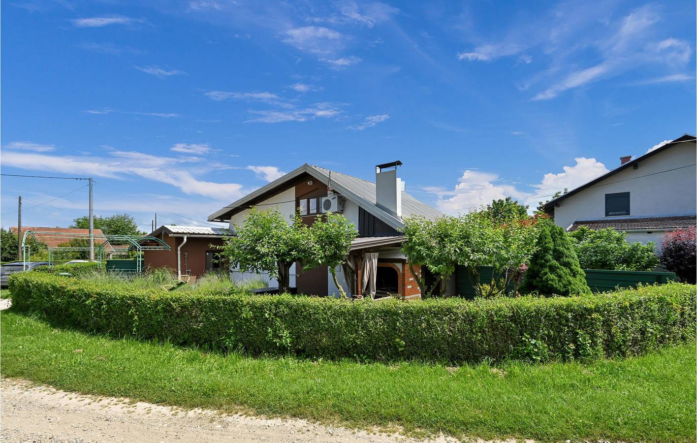 Gezellig vakantiehuisje met 1 slaapkamer bij het Šoderica-meer, met terras en barbecue in Koprivnica-Krizevci