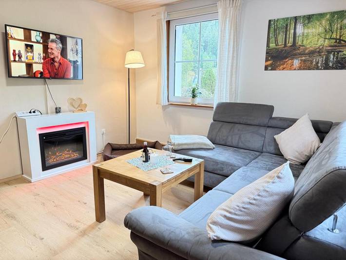 Gruppen-Mehrgenerationen-Ferienhaus bis 12 Personen: Sauna, Kamin, Garten & eingezäunte Hundewiese in Enzklösterle, Nordschwarzwald