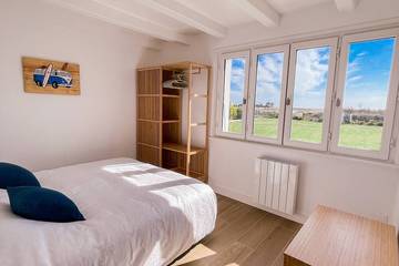 Gîte pour 8 personnes, avec jardin et terrasse à Loix