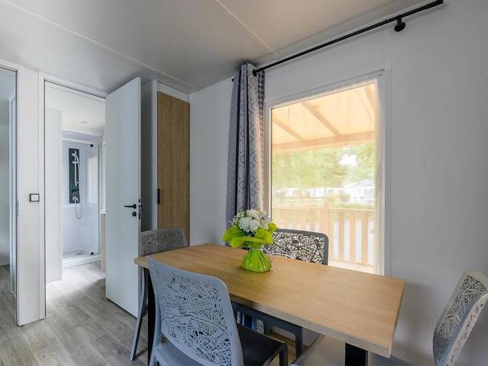 Camping l'Arbre d'Or  - Mobilheim 6 personen - Mobilheim 2 Zimmer Komfort- 30m² * 4/6 Pers. in Parentis-en-Born, Côte d’Argent