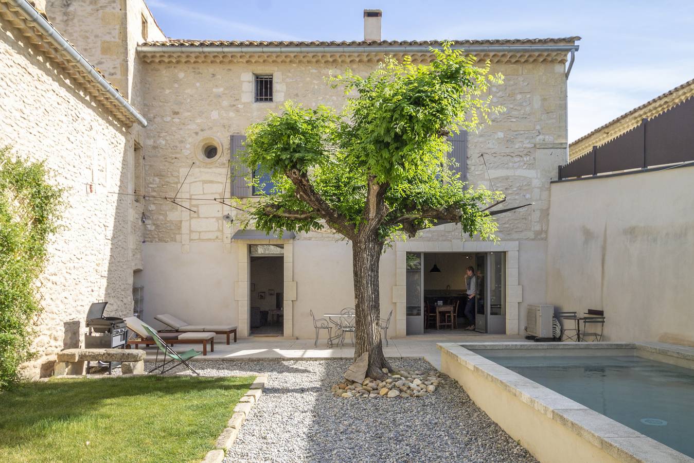 La Baronne in Saint-Hilaire-d'Ozilhan, Région de Nîmes