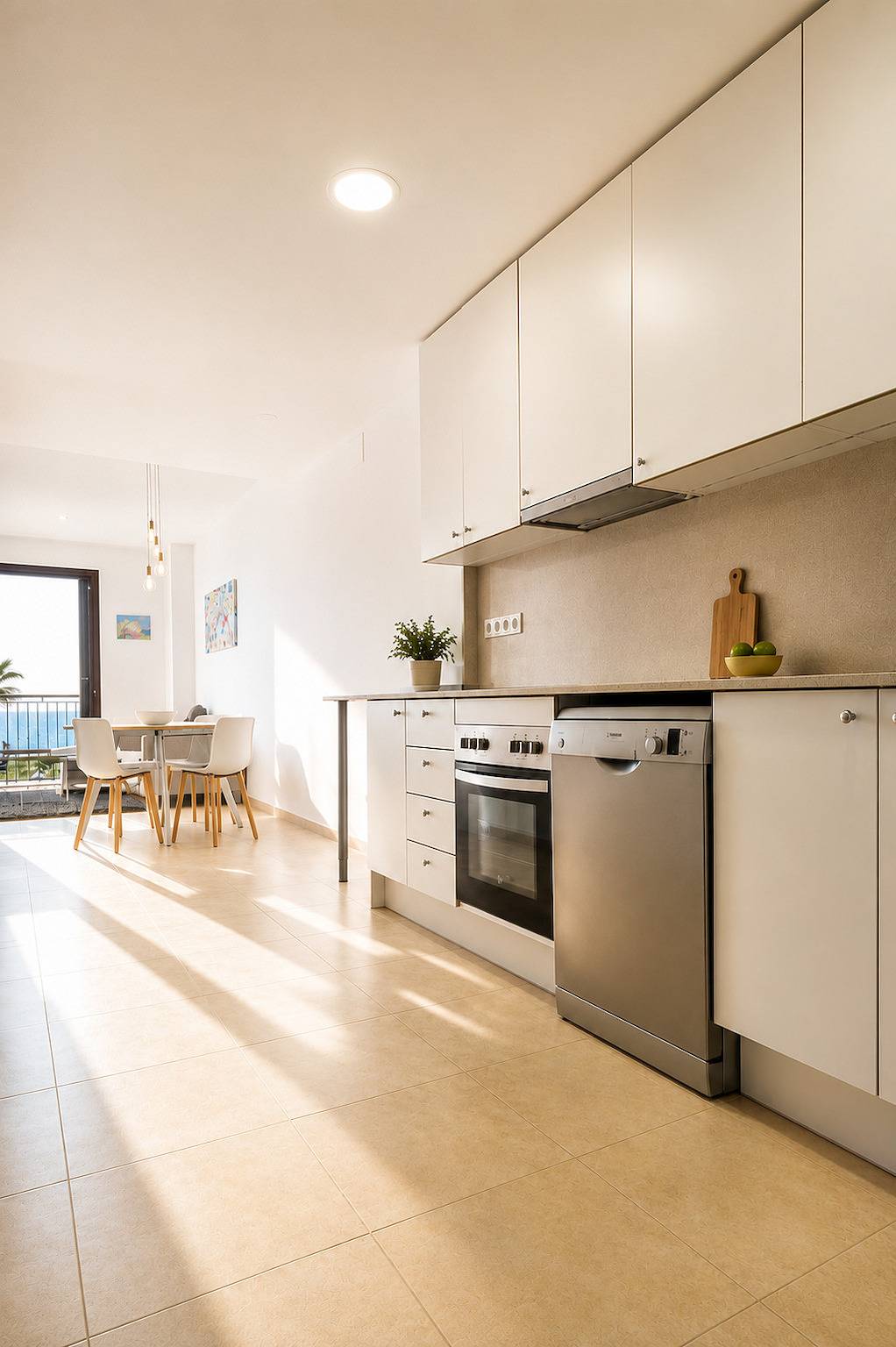 Appartement entier, Appartement de vacances pour 4 personnes avec balcon in Platja de Sant Sebastià (Sitges), Sitges