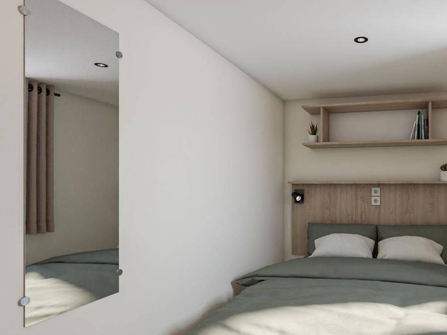 Camping Paradis du Viaduc - Mobilhome 4 personnes - Nest Tropical Confort 2ch 4pers in Millau, Parc naturel régional des Grands Causses