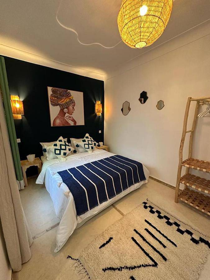 Vakantiehuis voor 6 personen, with whirlpool and balkon as well as zwembad, kindvriendelijk in Marrakesh