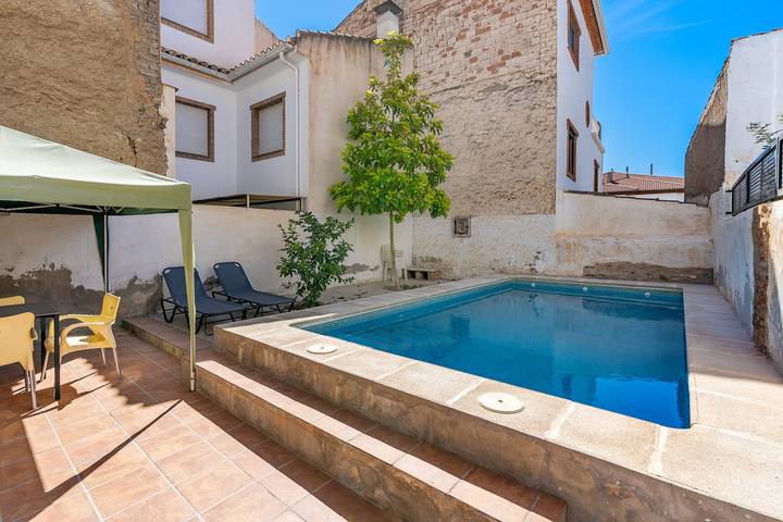 Casa de férias "Adriana" com piscina privada, terraço e Wi-Fi in Murchas, Lecrín