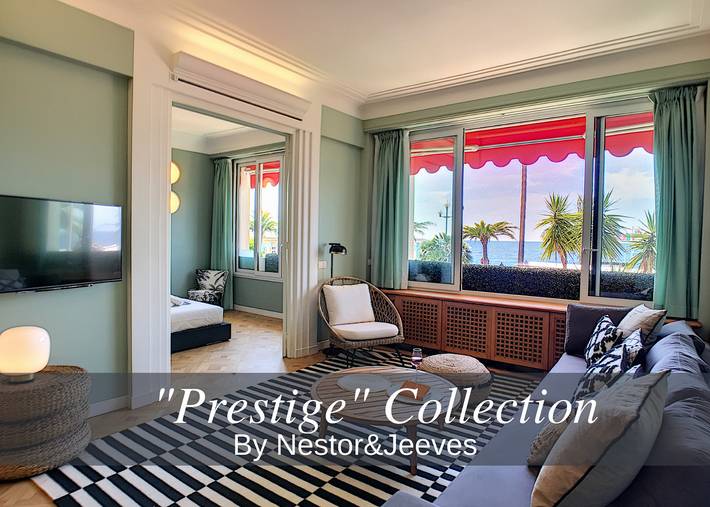 Ferienwohnung für 5 Personen, mit Meerblick und Balkon in Nizza