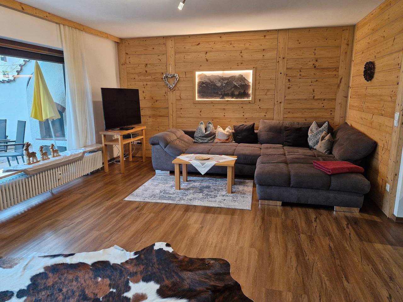 Appartement entier, Appartement 'Bergwild' avec vue sur la montagne, terrasse privée et Wi-Fi in Garmisch-Partenkirchen, Alpes bavaroises