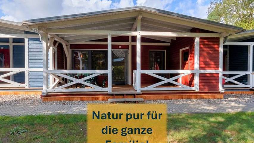 Bungalow für 4 Personen, mit Terrasse und Garten in Korswandt