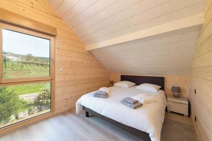 Gîte pour 12 personnes, avec Balcon ainsi que Jardin et Sauna à Liézey - 2