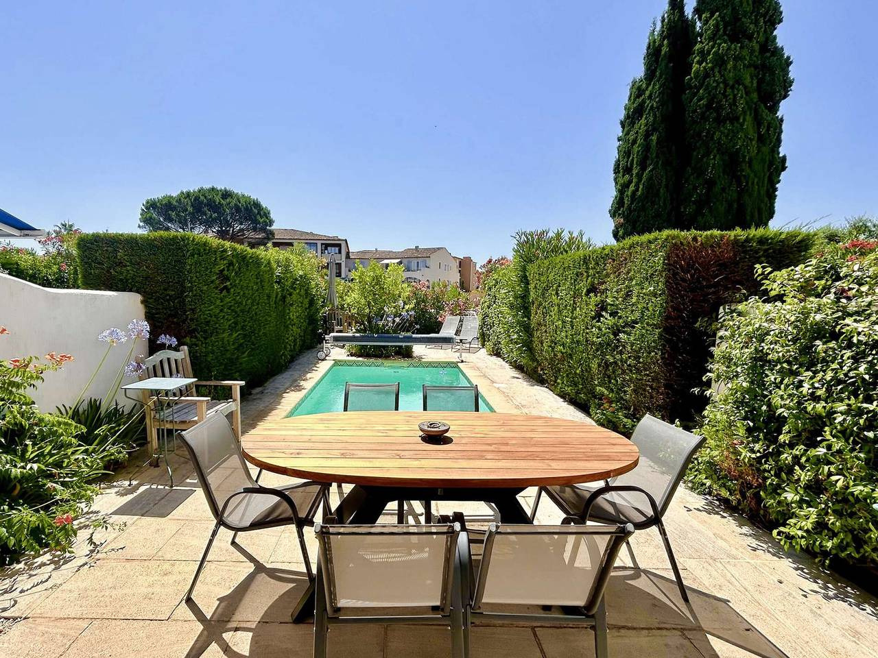 Haus in Port Grimaud: 4 Sz, Pool, Privatanlegestelle in Port Grimaud, Grimaud