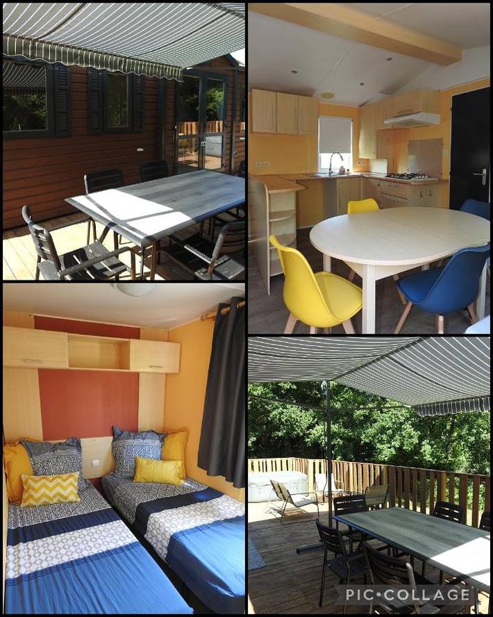 Parc de vacances pour 6 personnes, avec vue en Dordogne