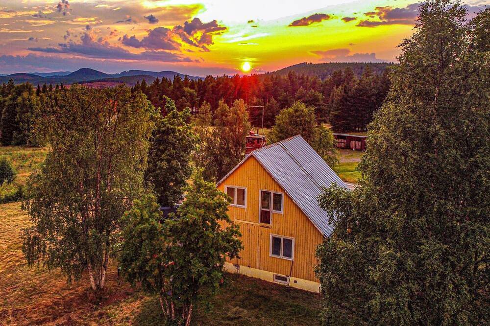 Das Gelbe Lapplandhaus freut sich auf dich! in Lappland (Schweden)