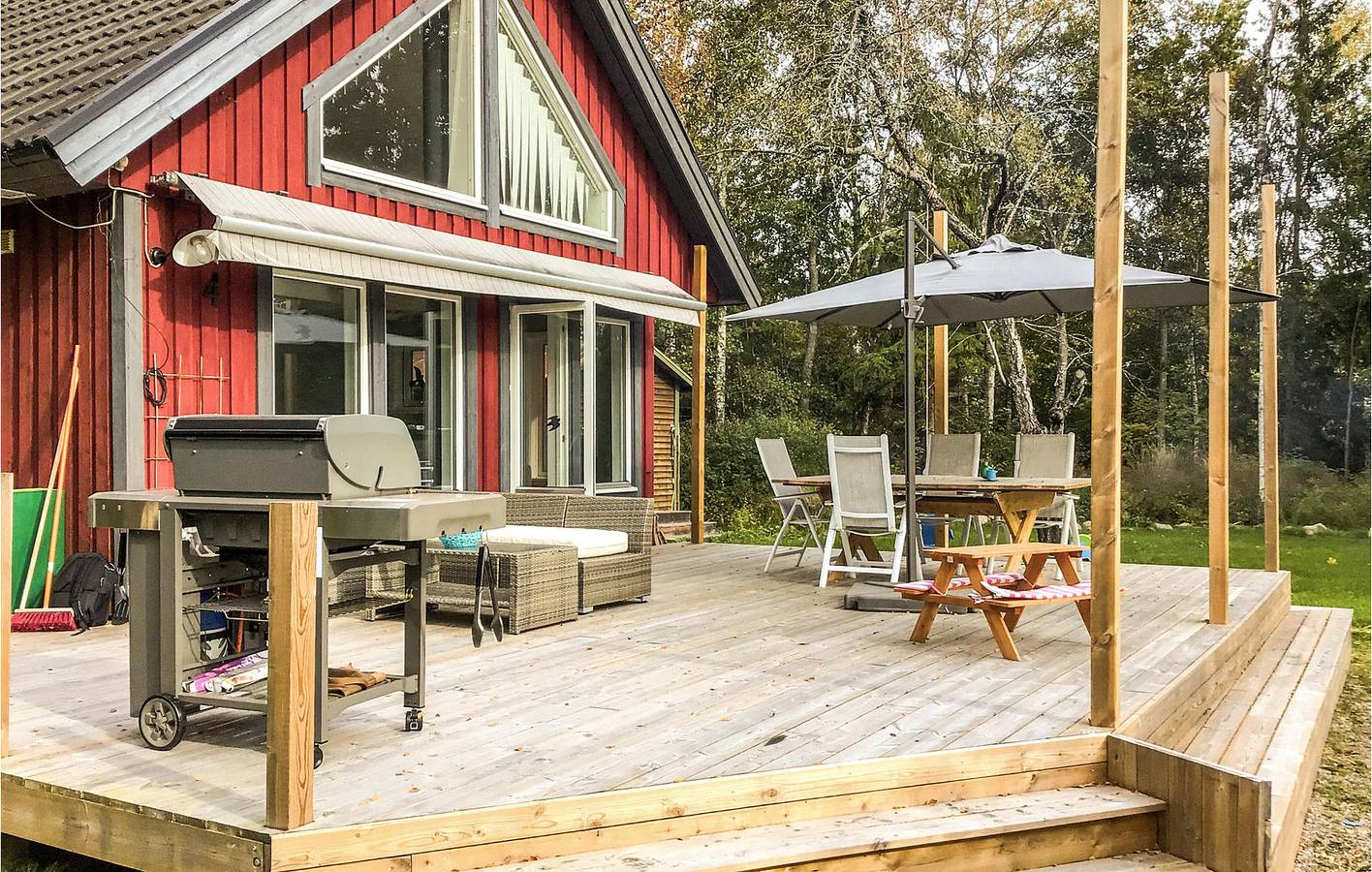 Ferienhaus für 5 Personen mit Terrasse in Stockholm und Umgebung