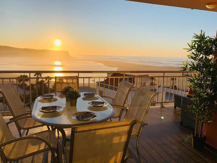 Apartamento de férias para 6 pessoas, com piscina e terraço e ainda vista para o lago and vista em Foz do Arelho