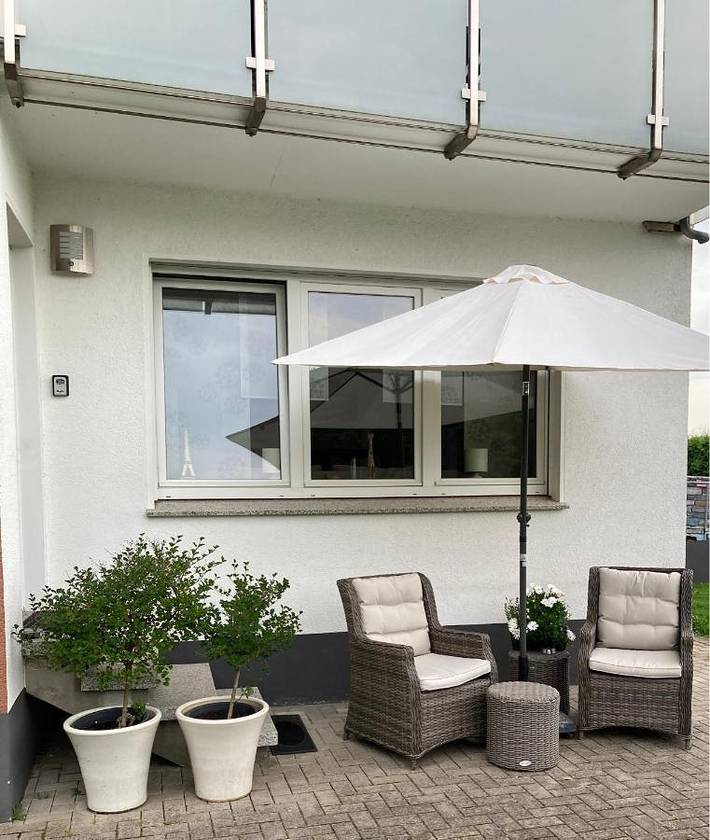 Ferienwohnung für 2 Personen, mit Terrasse und Garten sowie Ausblick in Ascheberg