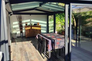 Gîte pour 3 personnes, avec balcon et jardin dans Plage du Boisvinet