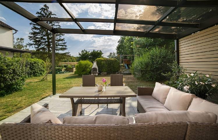 Ferienwohnung für 2 Personen, mit Balkon und Balkon/Terrasse sowie Terrasse und Garten im Steigerwald - 2