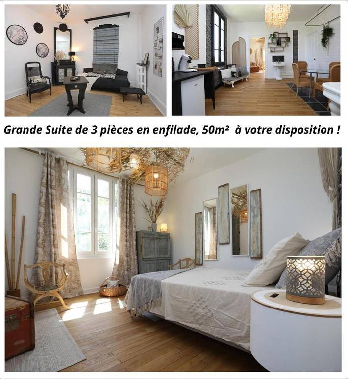 Appartement de vacances pour 2 personnes, avec terrasse et jardin