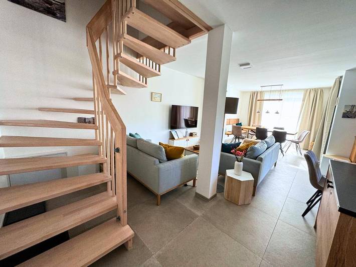 Ferienwohnung für 8 Personen, mit Terrasse und Sauna
