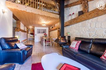 Gîte pour 12 personnes, avec balcon dans Aime-la-Plagne