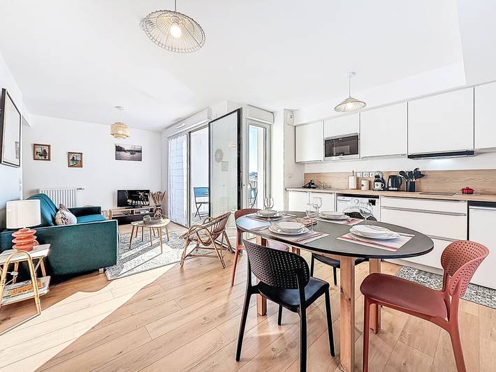Ferienwohnung für 4 Personen, mit Balkon in Quiberon