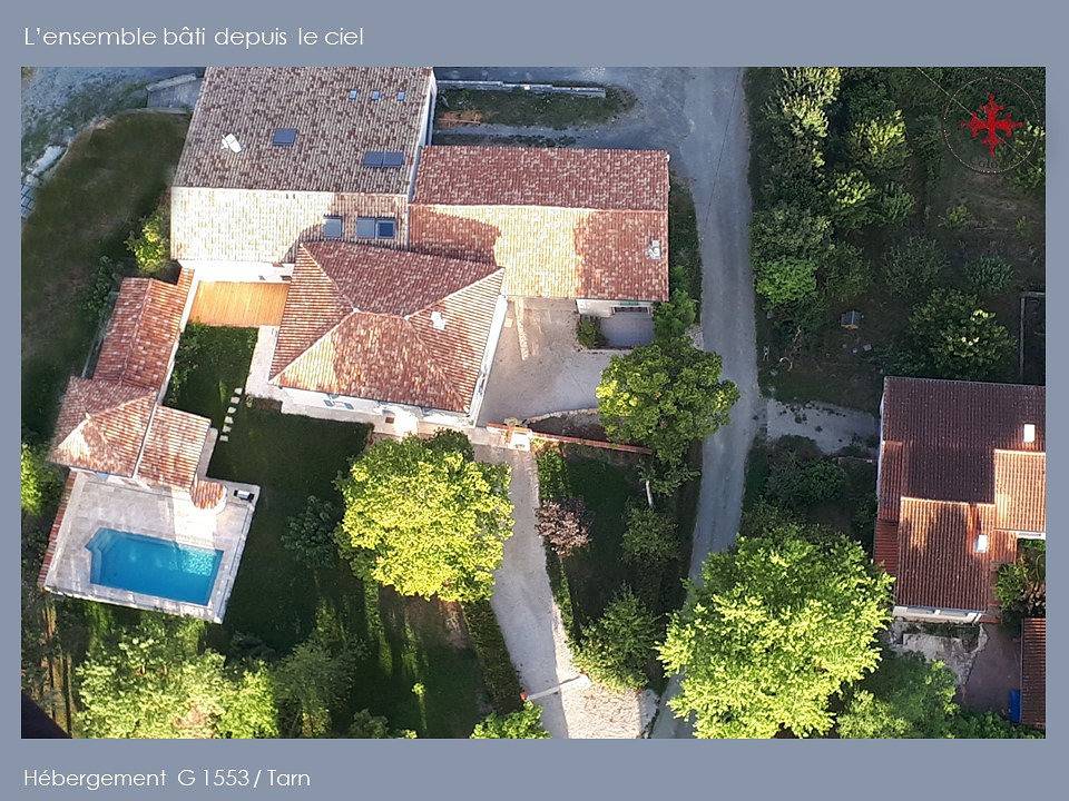 L'Oustal du Colombier, maison climatisée et piscine chauffée in Dénat, Région d'Albi