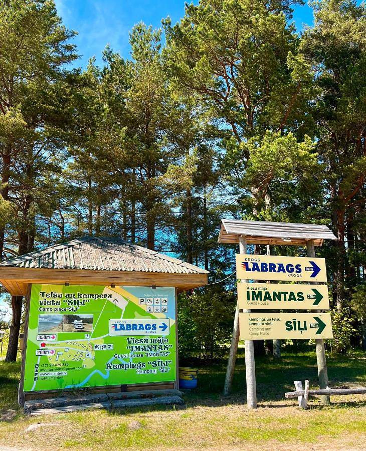 Kempings Sīļi in Kurlandia