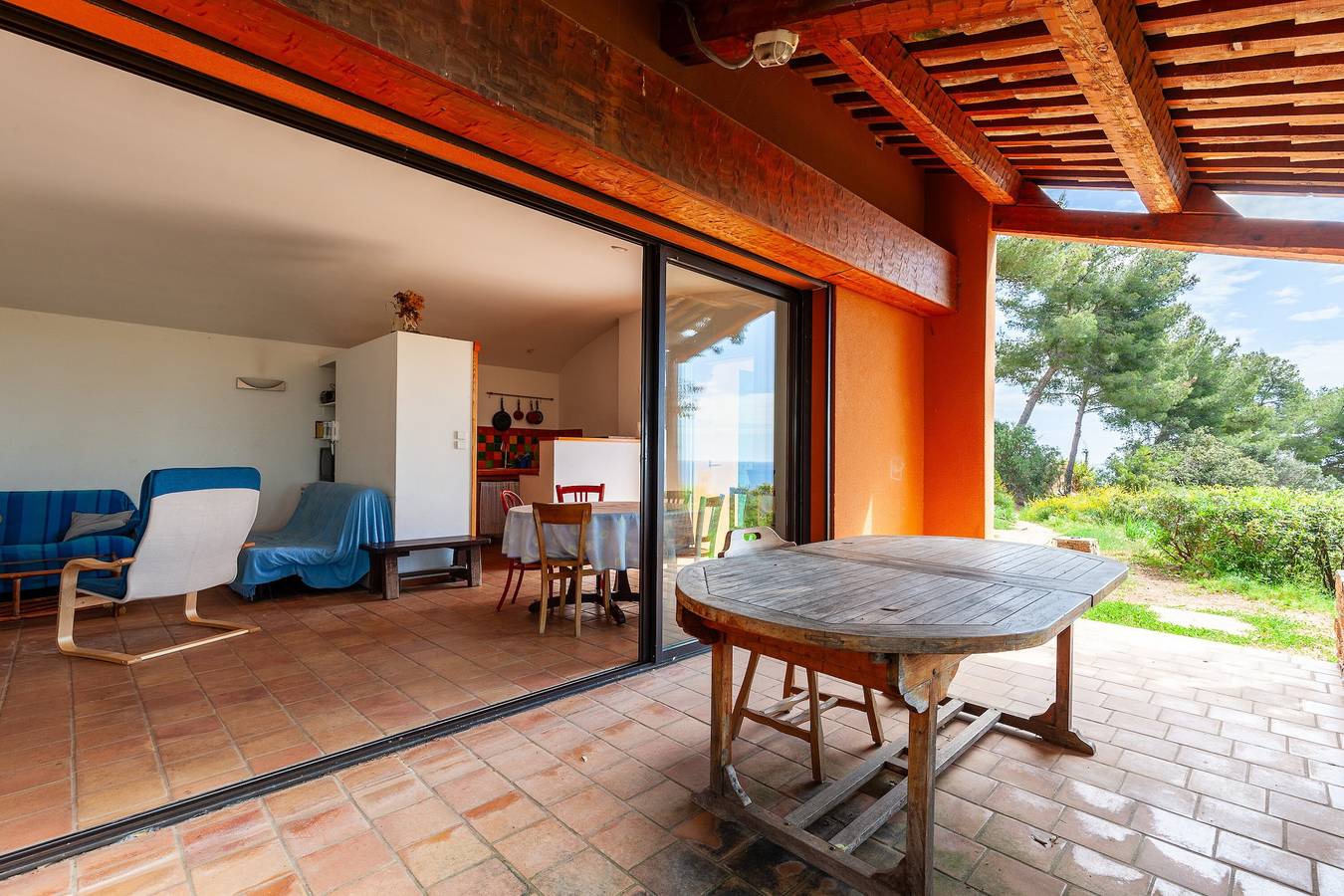 Casa de Vacaciones 'Catherine Vue Mer Et Terrasse' con Vista al Mar, Terraza Privada y Wi-Fi in Carqueiranne, Costa mediterránea (Francia)