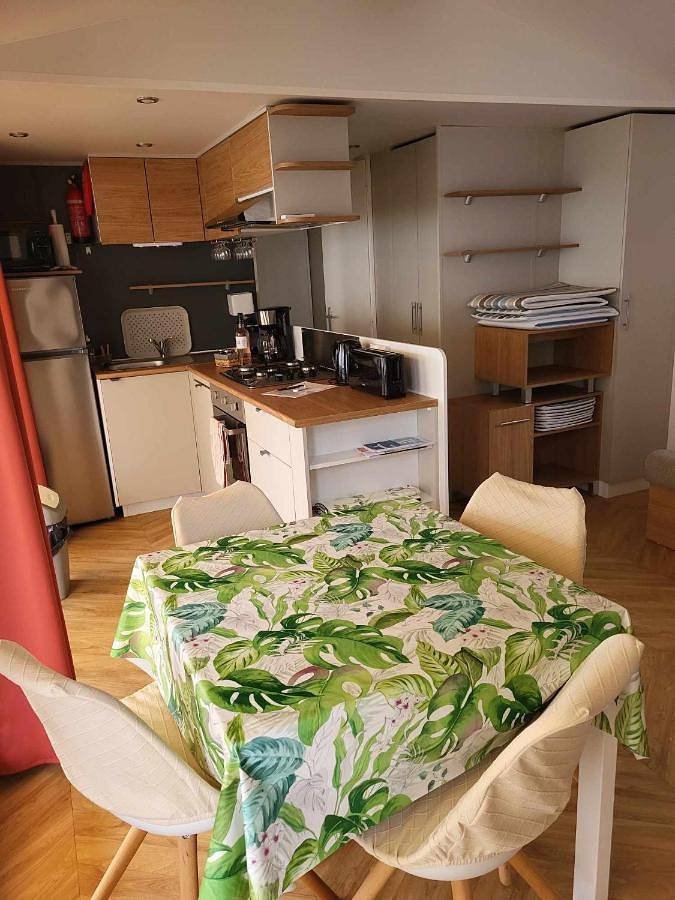 Camping pour 6 personnes, avec jardin et vue sur le lac ainsi que piscine et vue, adapté aux familles au Cap Ferret - 4