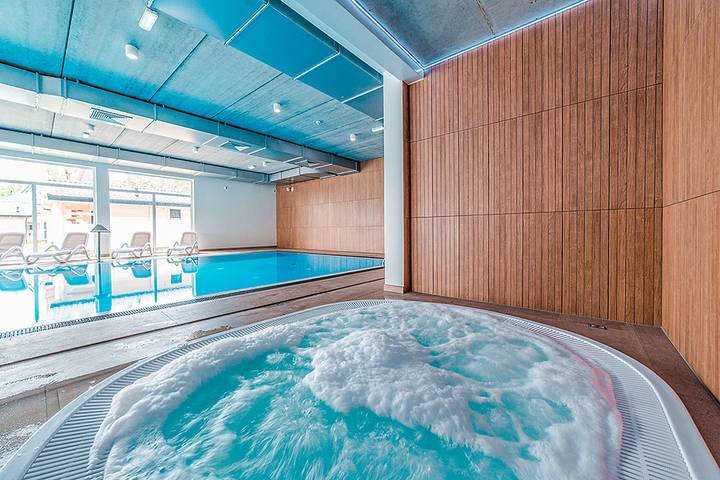 Ferienhaus für 3 Personen, mit Whirlpool und Terrasse sowie Garten und Sauna in Polen