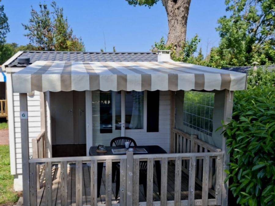 Camping La Prévoté - Mobilhome 2 personnes - Mobil Home 1 chambre 2 pers Cocooning in Saint-Hilaire-de-Riez, Vallée de la Loire