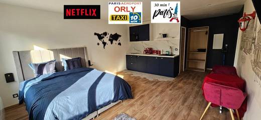 Gîte pour 4 personnes, avec jardin et terrasse à Orly (Île de France)